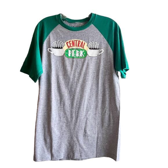 FRIENDS TV Show Graphic Baseball T SHIRT MED Mens Womens Central Perk Coffee TEE - Picture 6 of 7
